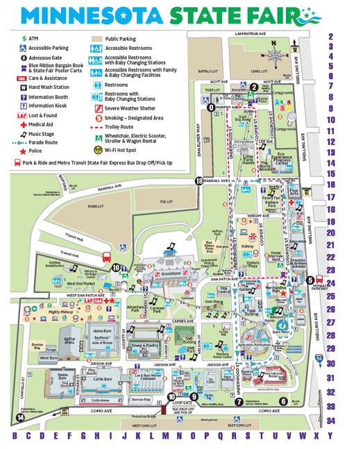 Maps Minnesota State Fair