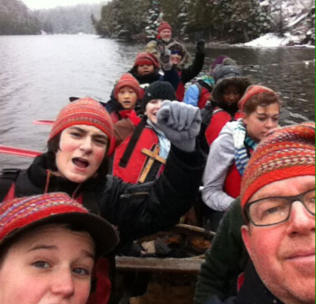 A selfie on the voyageur trail: Murray Middle School teacher Tim Chase snapped a photo of the voyageur class at Wolf Ridge environmental learning center on Nov. 6. More than 70 students trekked to the camp in northern Minnesota for a five-day science lesson. Murray has been taking students to Wolf Ridge since the 1970s, when the school was a high school. Students who go are chosen through a lottery system. 