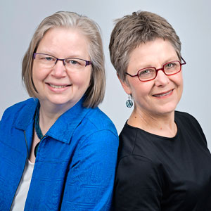 Minnesota Women’s Press publishers Norma Smith Olson and Kathy Magnuson