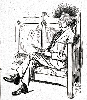 Wing’s depiction of Dietrich Lange, signed with his distinctive flourish. Courtesy of Minnesota Historical Society