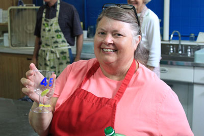 The Leisure Center celebrated its  45th anniversary in June at a special anniversary luncheon that included a toast to the longevity of the program. Mary Markgraf (shown here) cooks the meals served each week at the center.