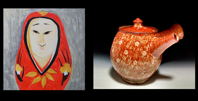 The work of Jean Shannon (left) and Lee Love (right) will be shown at Raymond Avenue Gallery Aug. 28- Oct. 2.