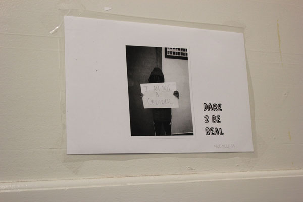 Posters that challenge racial stereotypes now hang on the walls throughout Murray Middle School. They are a project of the Dare to Be Real group.