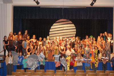 The opening night and full run of Murray Middle School’s spring musical, “The Lion King, Jr.” were a great success. The acting and singing talent of the cast, paired with student-created props and the guidance of all the adult artists made for an experience that was not your typical Lion King experience. Pictured here is the cast from the play, which was held the weekend of March 11-13.